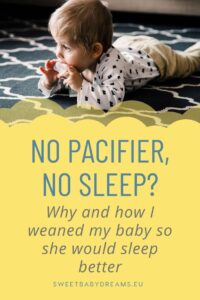 no pacifier, no sleep?
