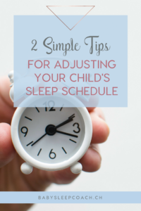 adjusting your child's sleep schedule