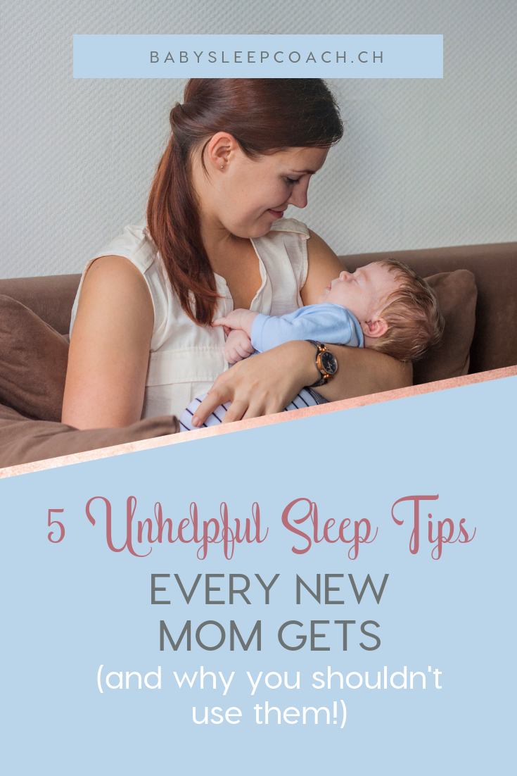 Common unhelpful sleep tips every new mom gets and why should avoid them